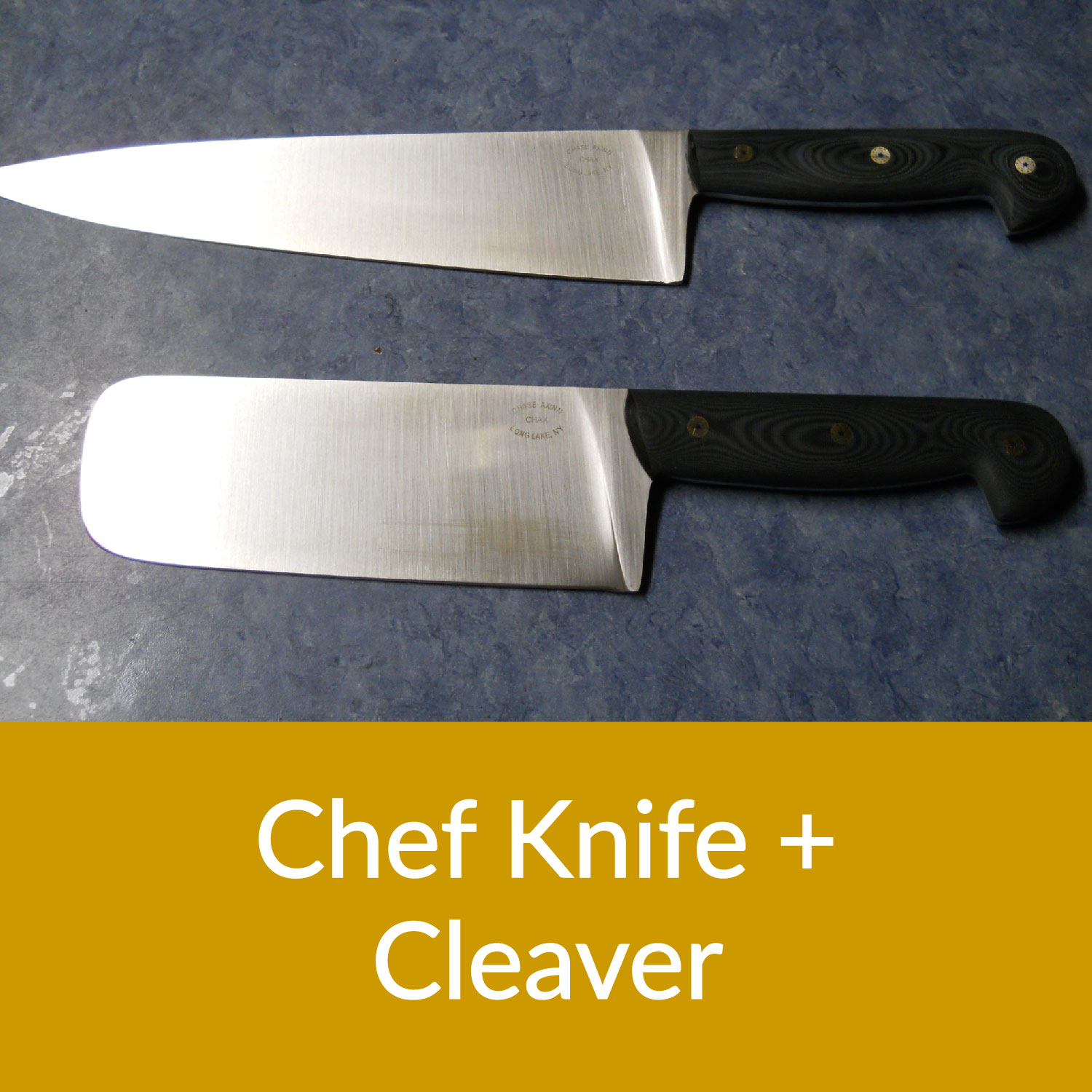 Chef Knife and Cleaver